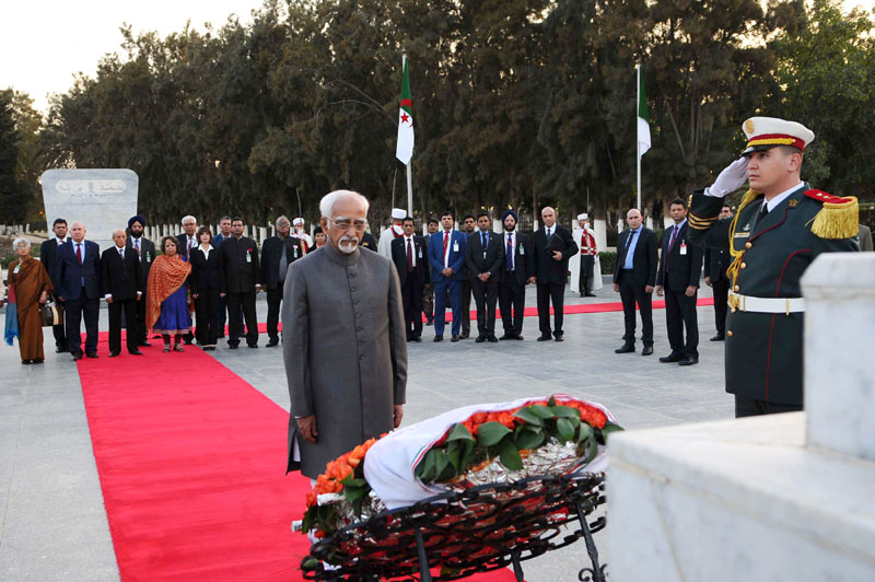 vicepresidenthamidansarireachesalgiersinfinallegoftwonationvisit